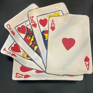 ROYAL FLUSH ♣️❤️💎♠️Ceramic Tray